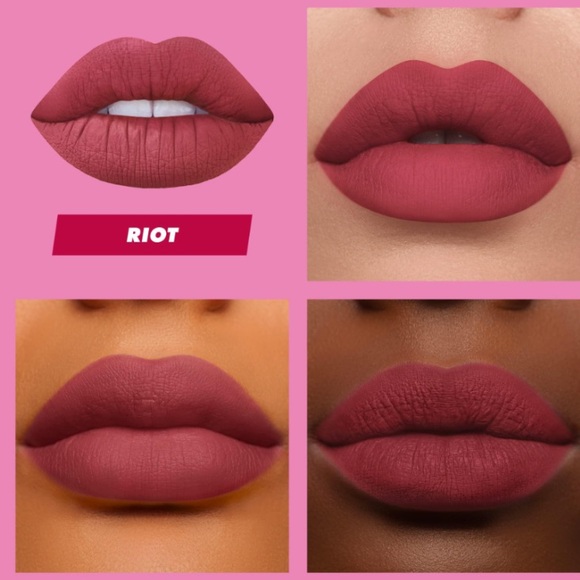 Lime Crime Velvetine Matte Liquid Lipstick in Riot BNIB - Picture 7 of 13